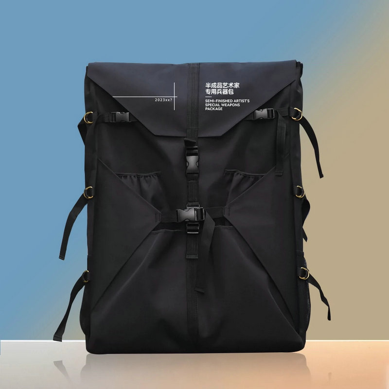 Art Portfolio Bag - Fashion Black Art Bag A2 Drawing