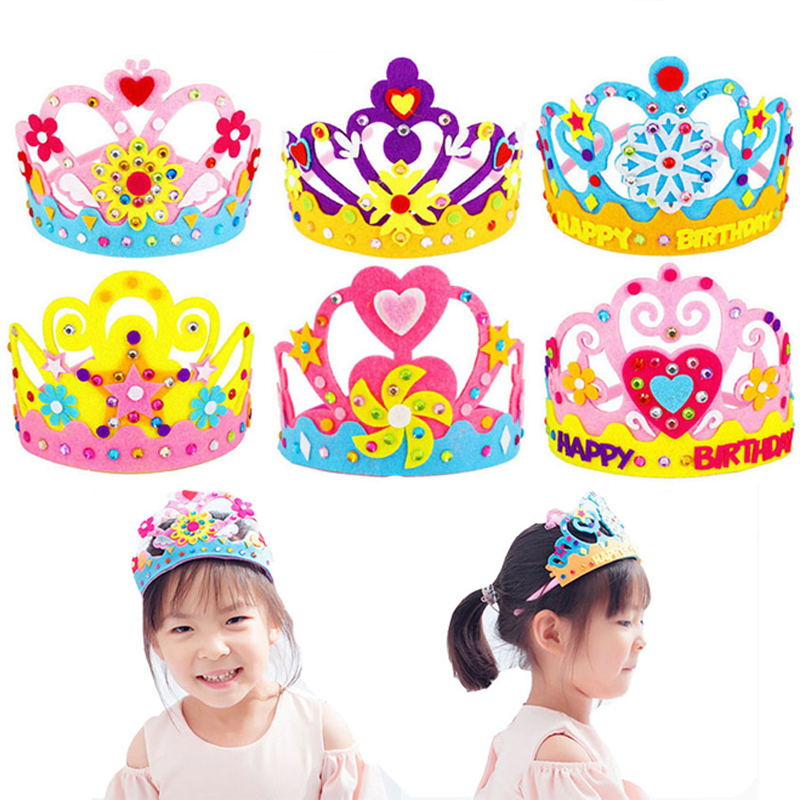 Art Craft For Kindergarten - DIY Crafts Toy Crown Creative Paper