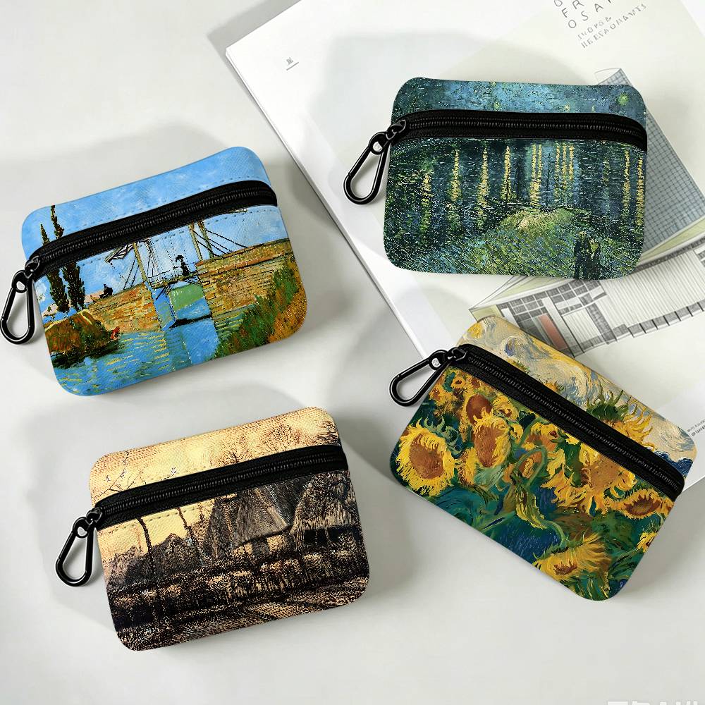 Art Portfolio Bag - Van Gogh Oil Paintings Mini Hanging