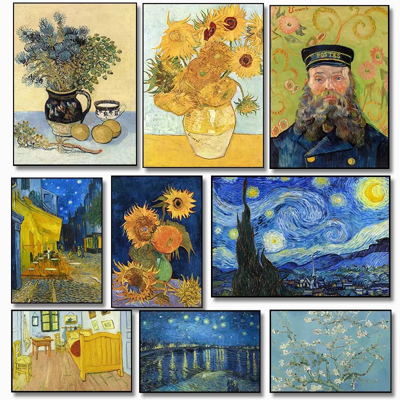 Art Portfolio Bag - Diamond Painting Famous Artist Vincent Van