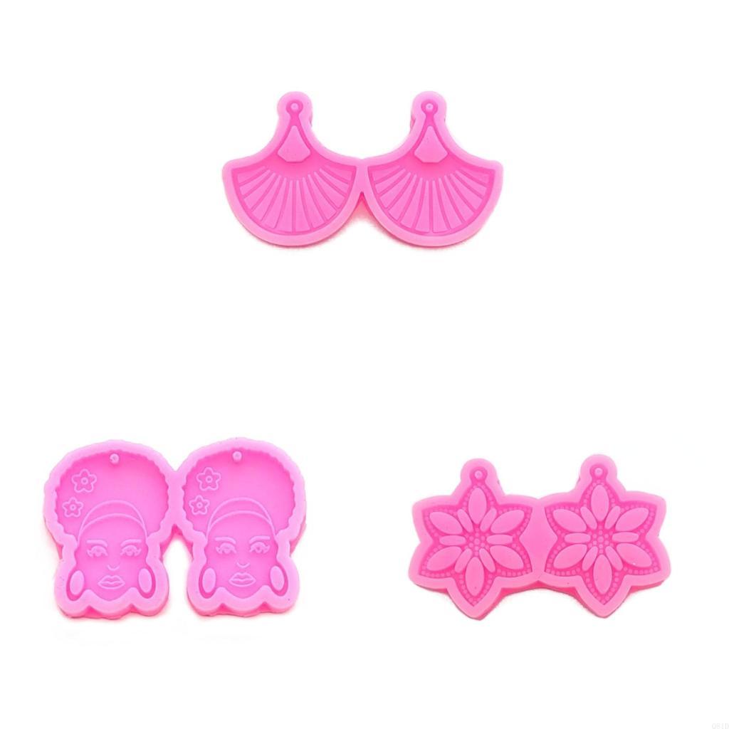 Art Craft Flower Making - 1PC Resin Earring Pendant Silicone Molds