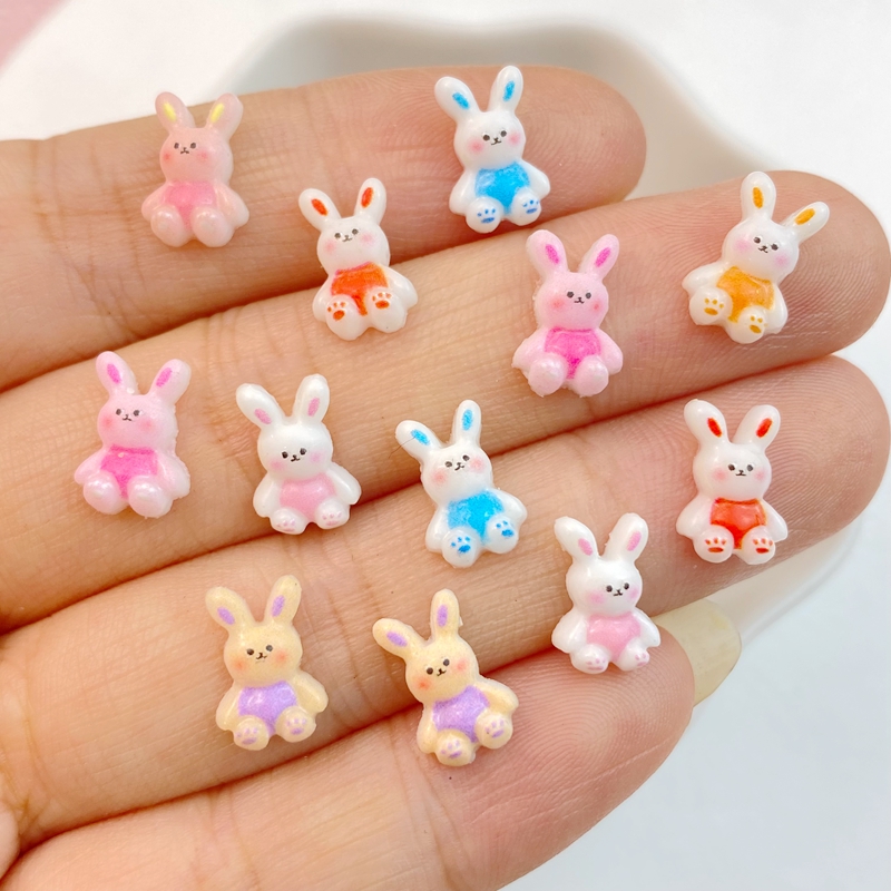 Art Craft Rabbit - 50Pcs New Mixed Nail Art Resin