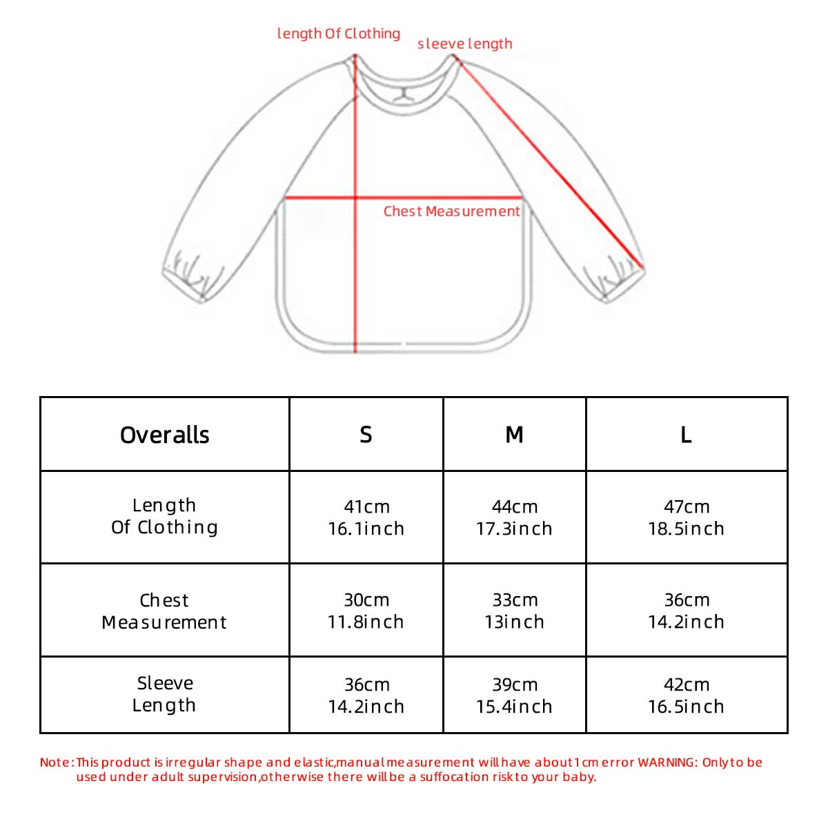 Kids Baby Long Sleeved PU Bibs - Art Craft And Cloth review and price