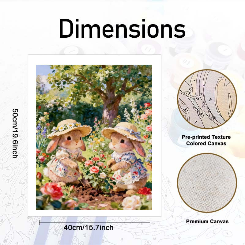 Paint By Numbers Kit for Adult - Art Craft Rabbit review and price
