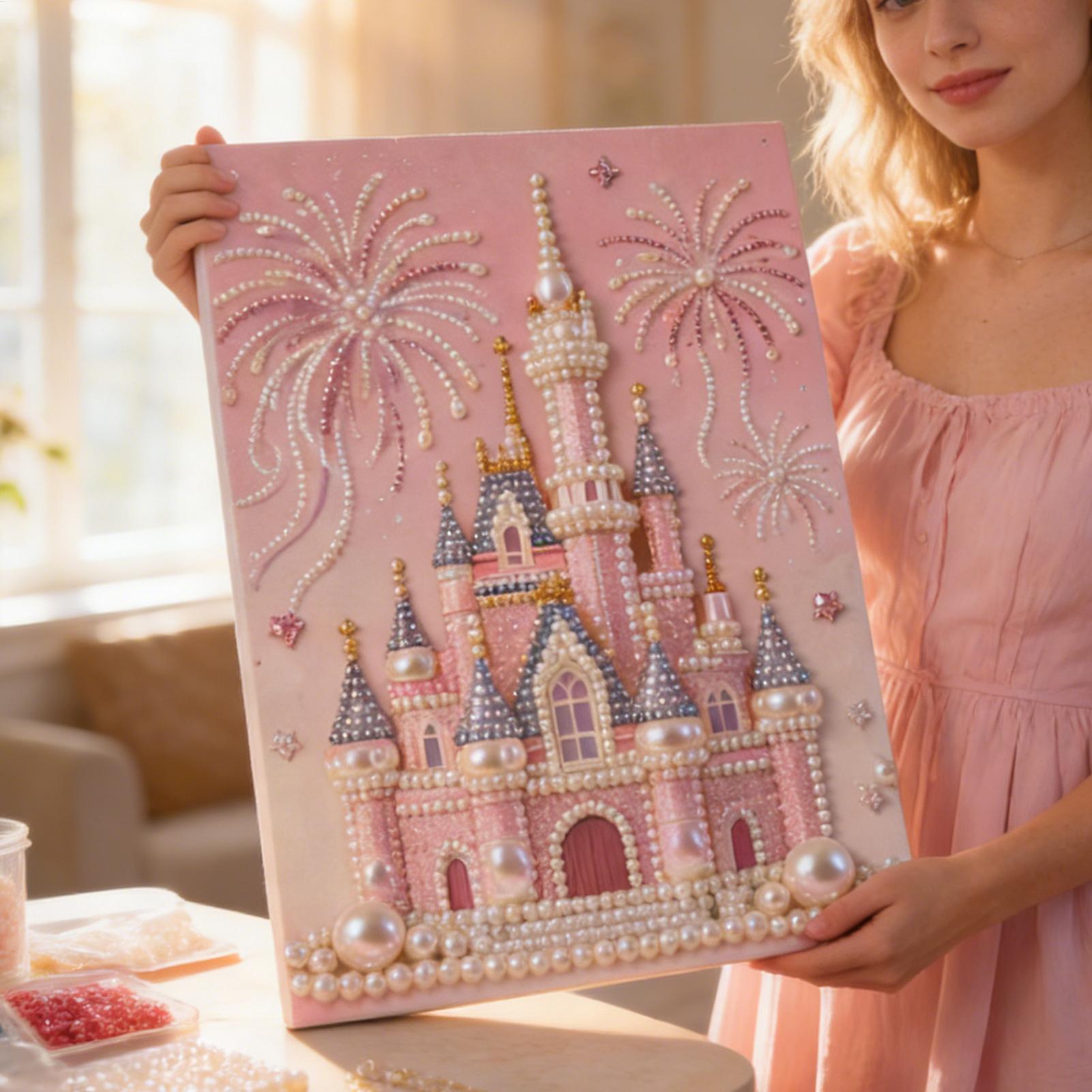 DIY Pearl Painting Kit Beaded  - Art Craft Gifts For Adults review and price