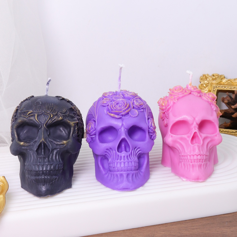 DIY Wacky Skull Silicone Candl - Art Craft Flower Making review and price
