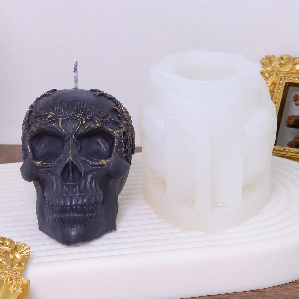 DIY Wacky Skull Silicone Candl - Art Craft Flower Making review and price