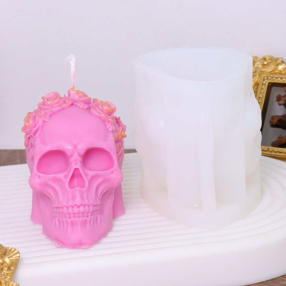 DIY Wacky Skull Silicone Candl - Art Craft Flower Making review and price