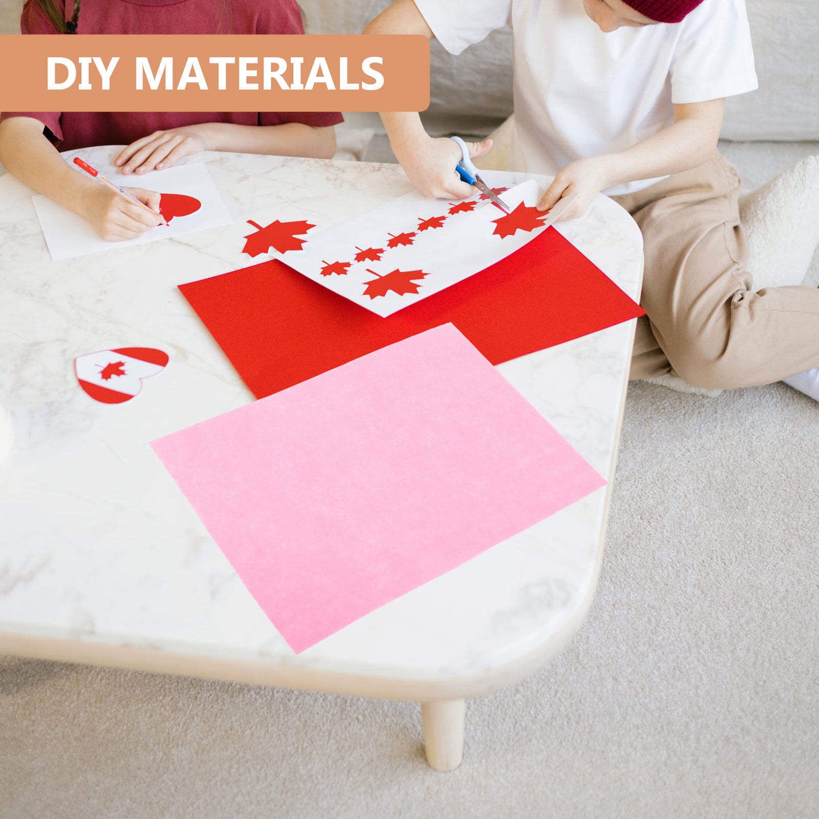 6 Sheets Kids DIY Non-Woven Cl - Art Craft For Kindergarten review and price