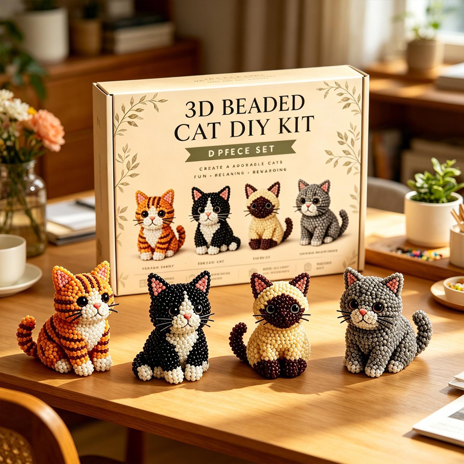 DIY Animal Beading Kit Cute 3D - Art Craft Classes review and price