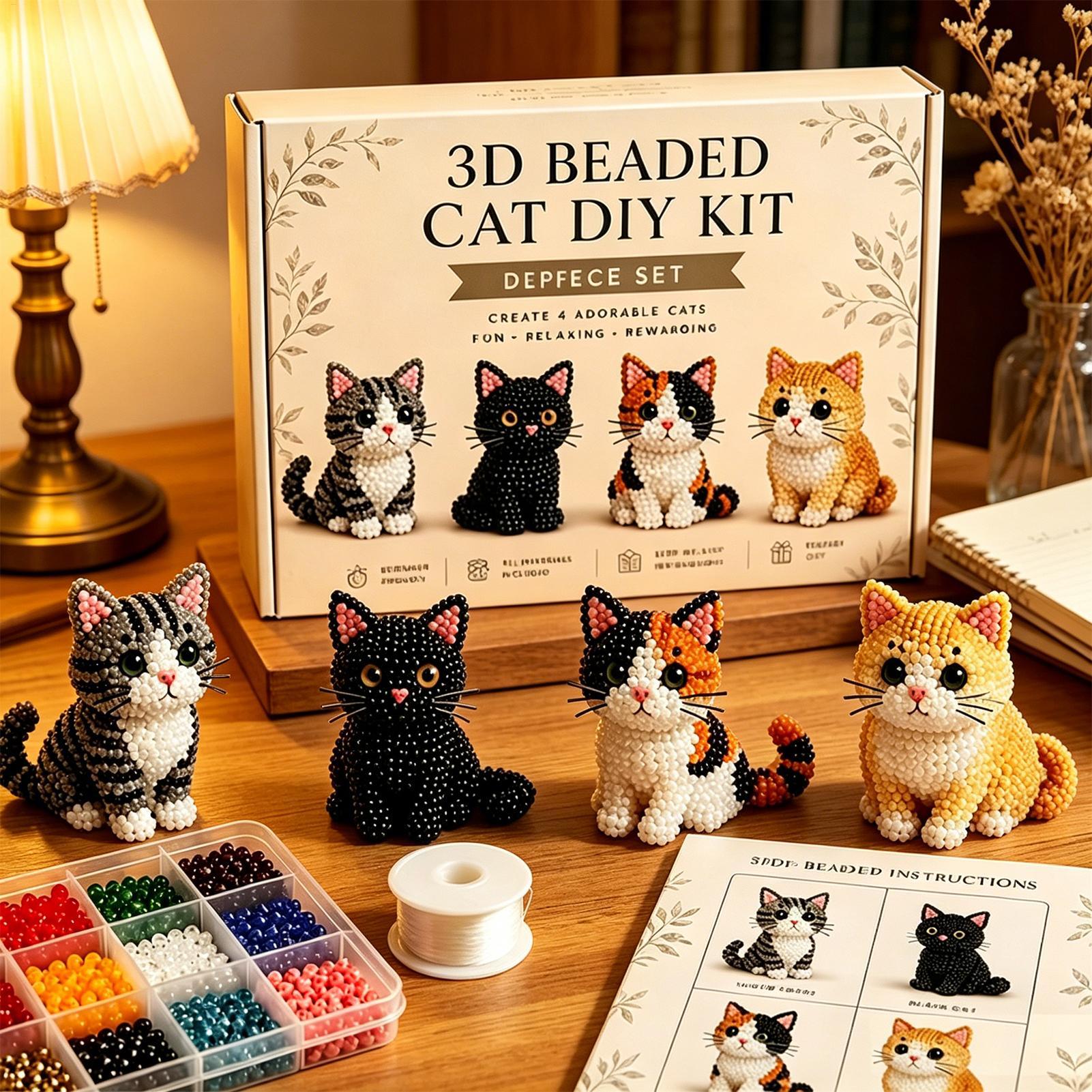 DIY Animal Beading Kit Cute 3D - Art Craft Classes review and price