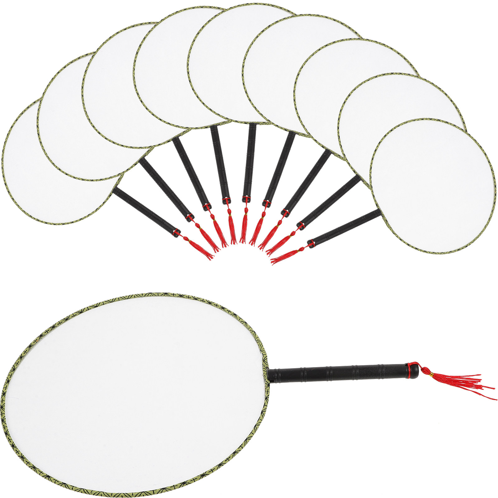 10Pcs Blank Chinese Style Hand - Art Craft For Kindergarten review and price