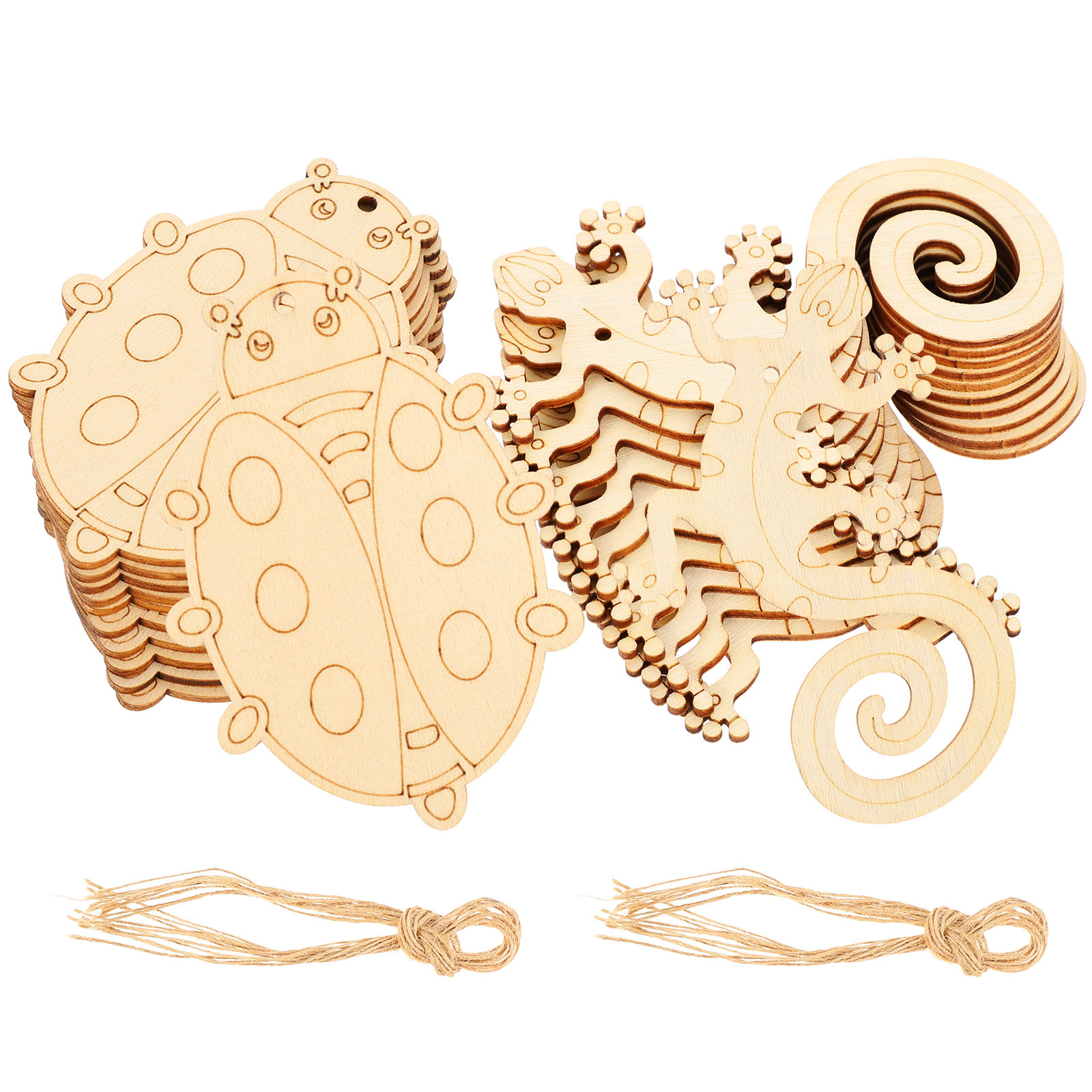 20Pcs Wooden Insect Cutouts DI - Art Craft For Kindergarten review and price