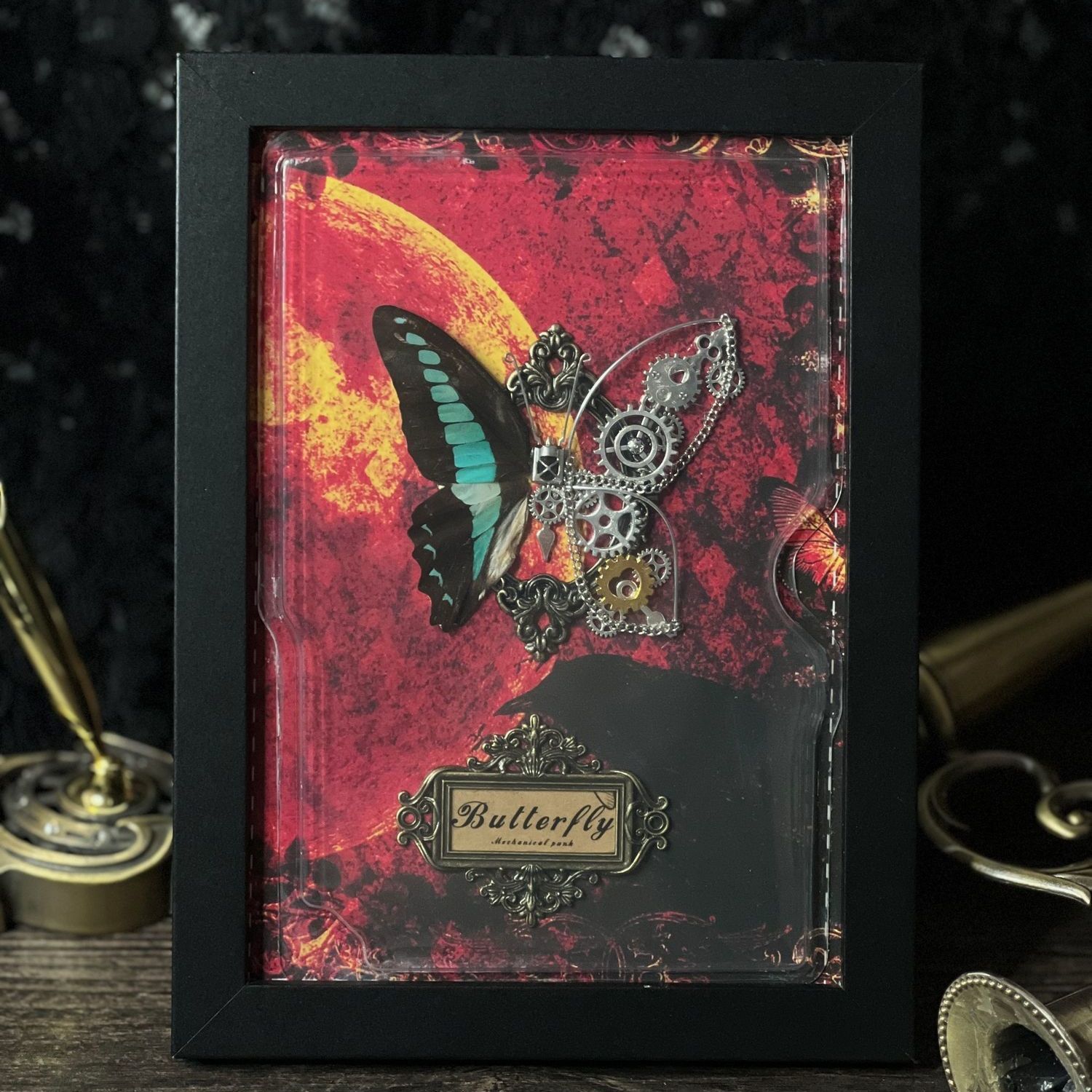 Steampunk Butterfly Frame DIY  - Art Craft And Cloth review and price