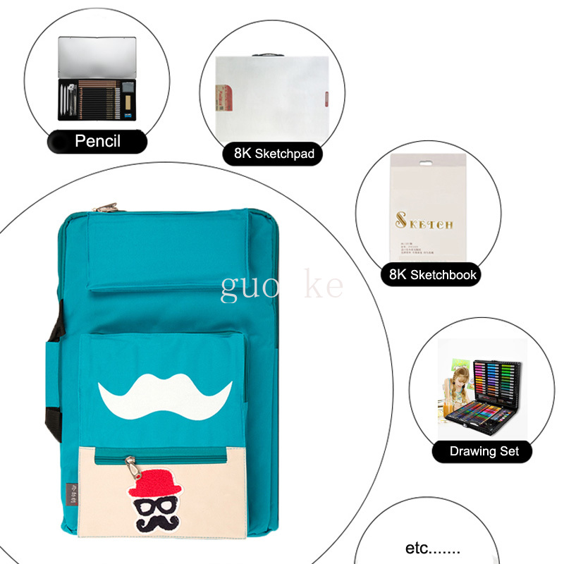 8K Kids Art Bag A3 Sketchpad B - Art Portfolio Bag review and price