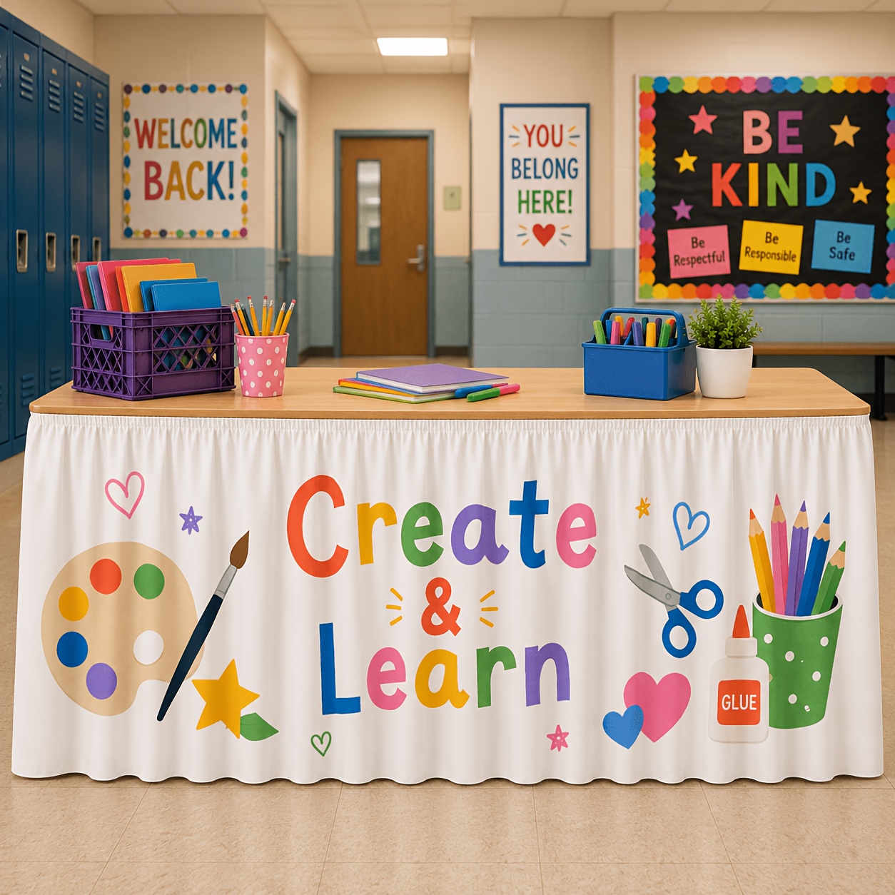 1 tablecloth table skirt, crea - Art Craft Classes review and price