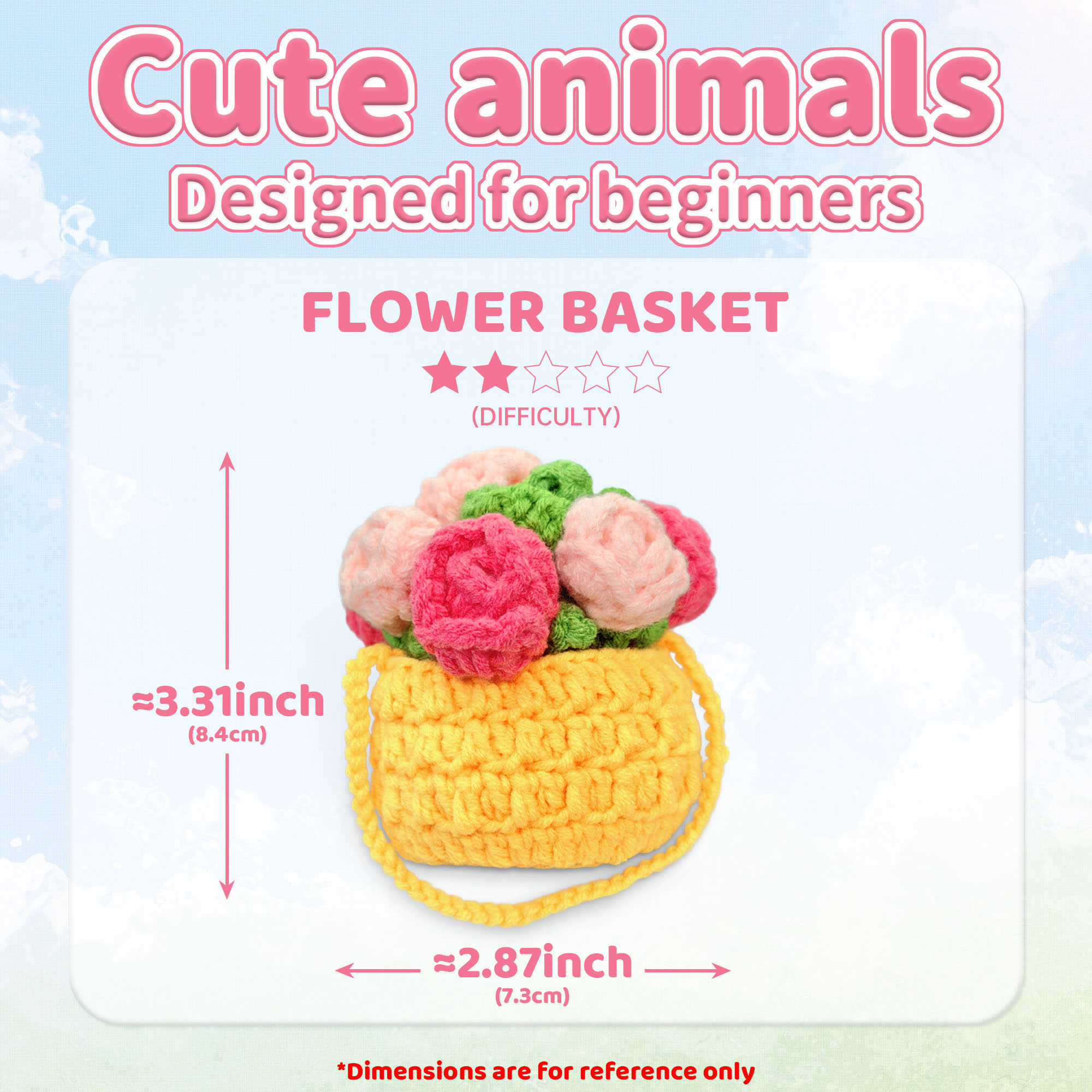 YAMAXIN Crochet Needle DIY Kit - Art Craft Flower Making review and price