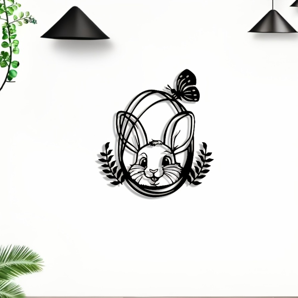 CIFBUY Metal Wall Art Bohemian - Art Craft Rabbit review and price