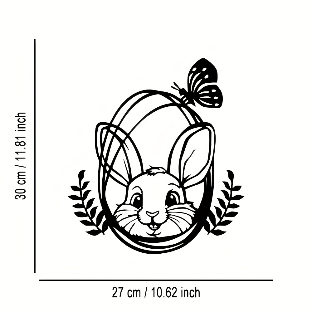 CIFBUY Metal Wall Art Bohemian - Art Craft Rabbit review and price