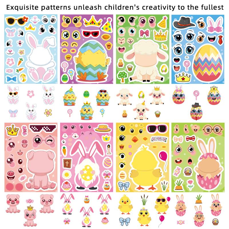 DIY Cartoon Easter Egg Puzzle  - Art Craft Rabbit review and price