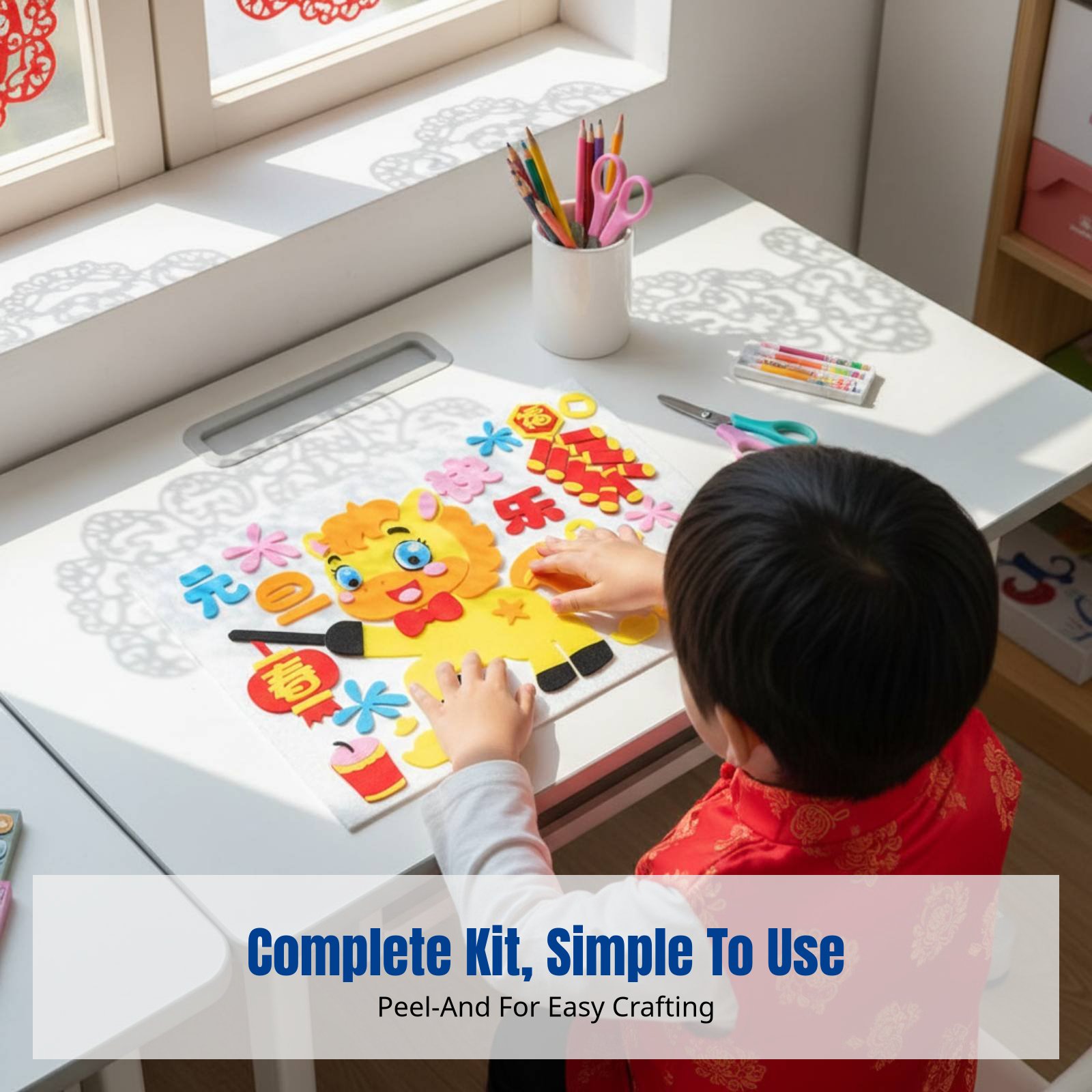 2026 New Year DIY Fabric Art S - Art Craft For Kindergarten review and price
