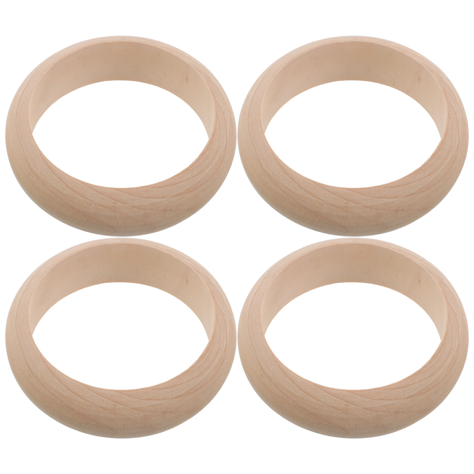 4Pcs Solid Wood Bangle Blanks  - Art Craft Wood review and price
