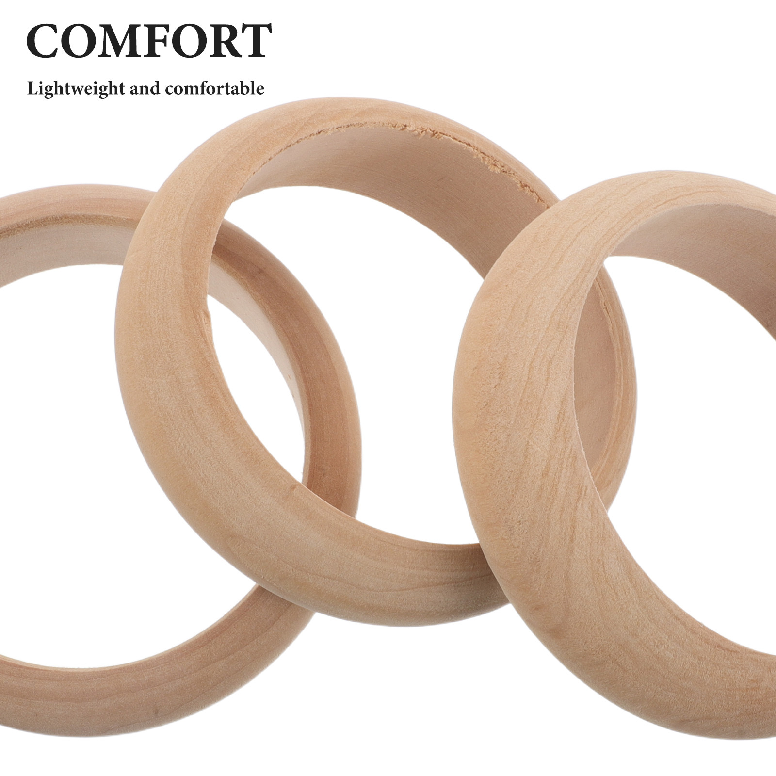 4Pcs Solid Wood Bangle Blanks  - Art Craft Wood review and price