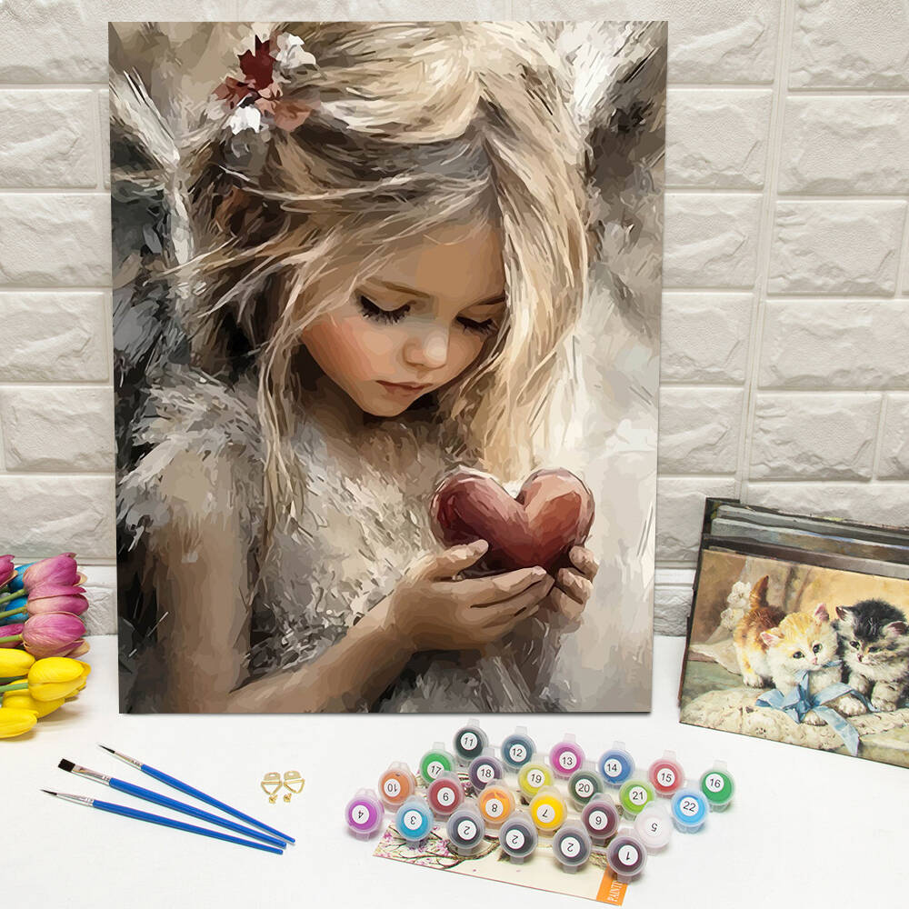 Drawing By Numbers Girl Portra - Art Craft Gifts For Adults review and price