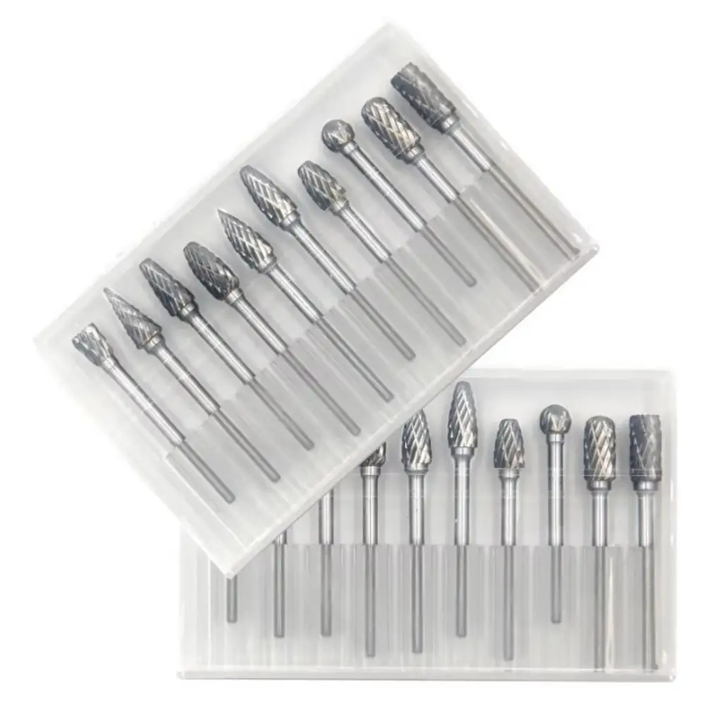 10PCS Carbide Rotary Burr Set  - Art Craft Wood review and price