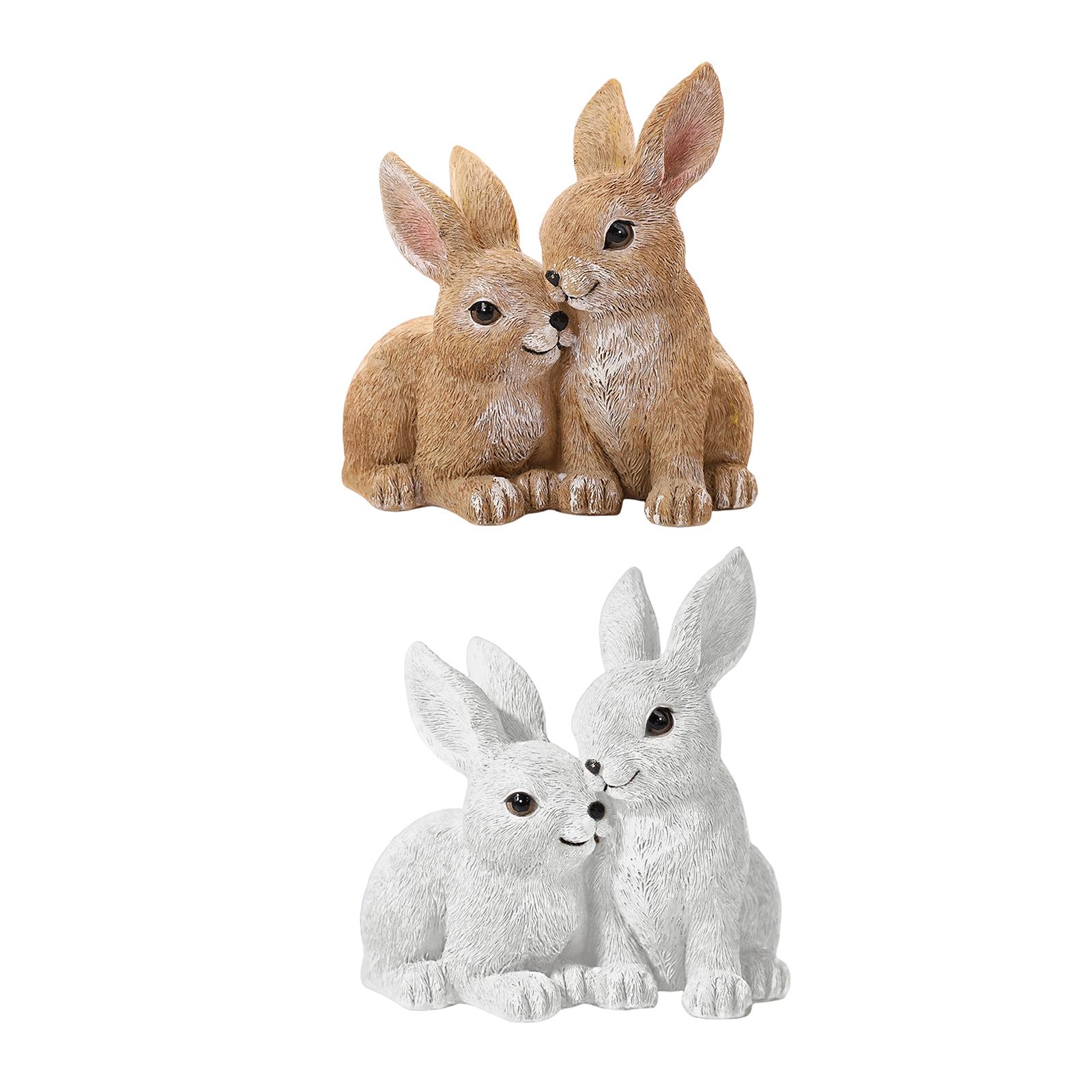 Rabbit Statue Easter Decoratio - Art Craft Rabbit review and price