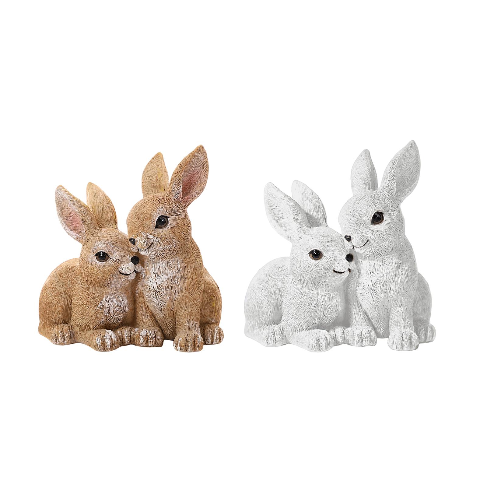 Rabbit Statue Easter Decoratio - Art Craft Rabbit review and price