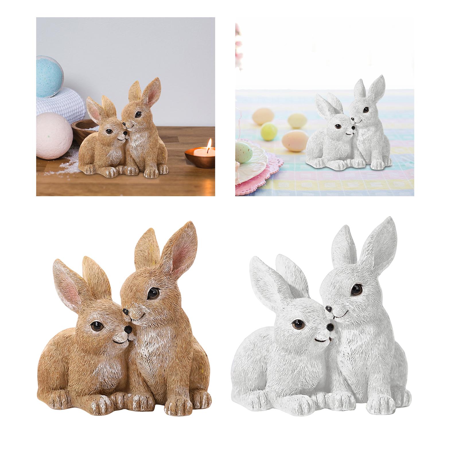 Rabbit Statue Easter Decoratio - Art Craft Rabbit review and price
