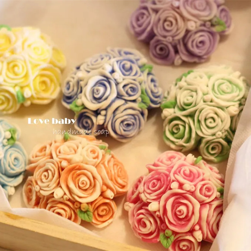 Rose Bouquet Candle Molds Rose - Art Craft Flower Making review and price