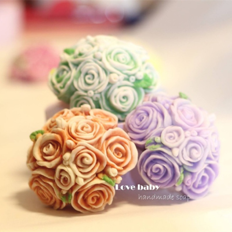 Rose Bouquet Candle Molds Rose - Art Craft Flower Making review and price