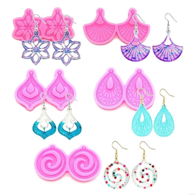 1PC Resin Earring Pendant Sili - Art Craft Flower Making review and price