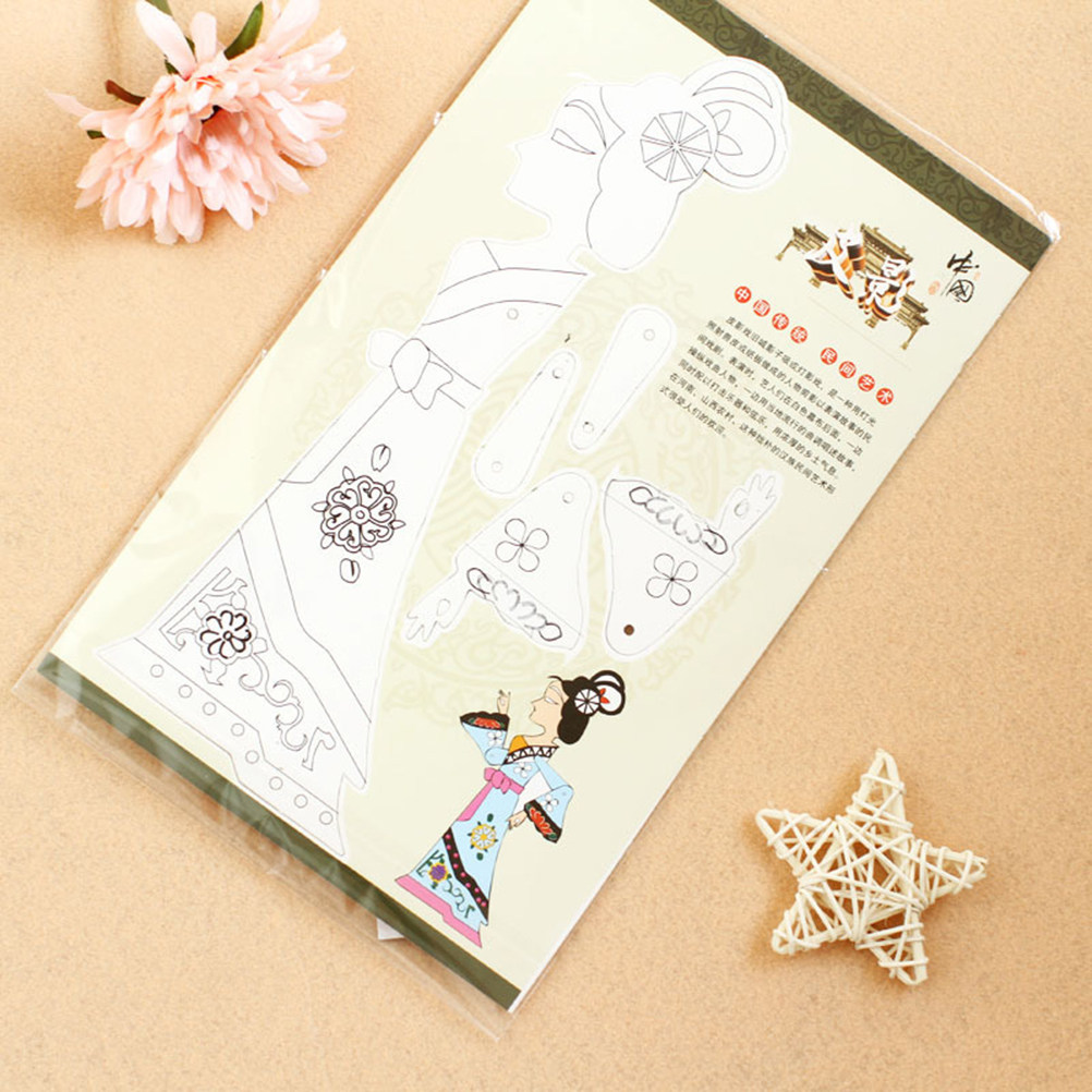4Pcs Chinese Shadow Puppetry D - Art Craft For Kindergarten review and price