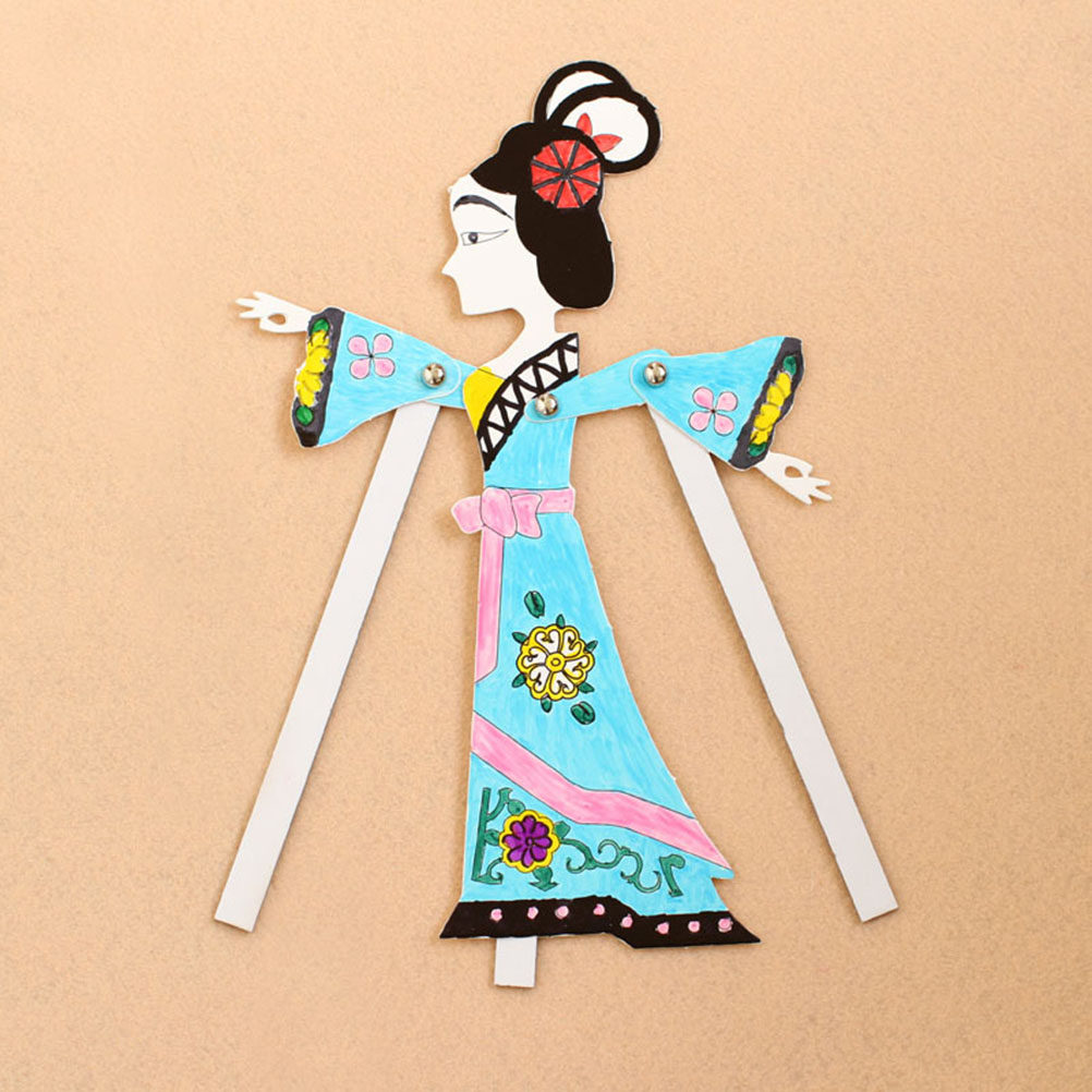 4Pcs Chinese Shadow Puppetry D - Art Craft For Kindergarten review and price