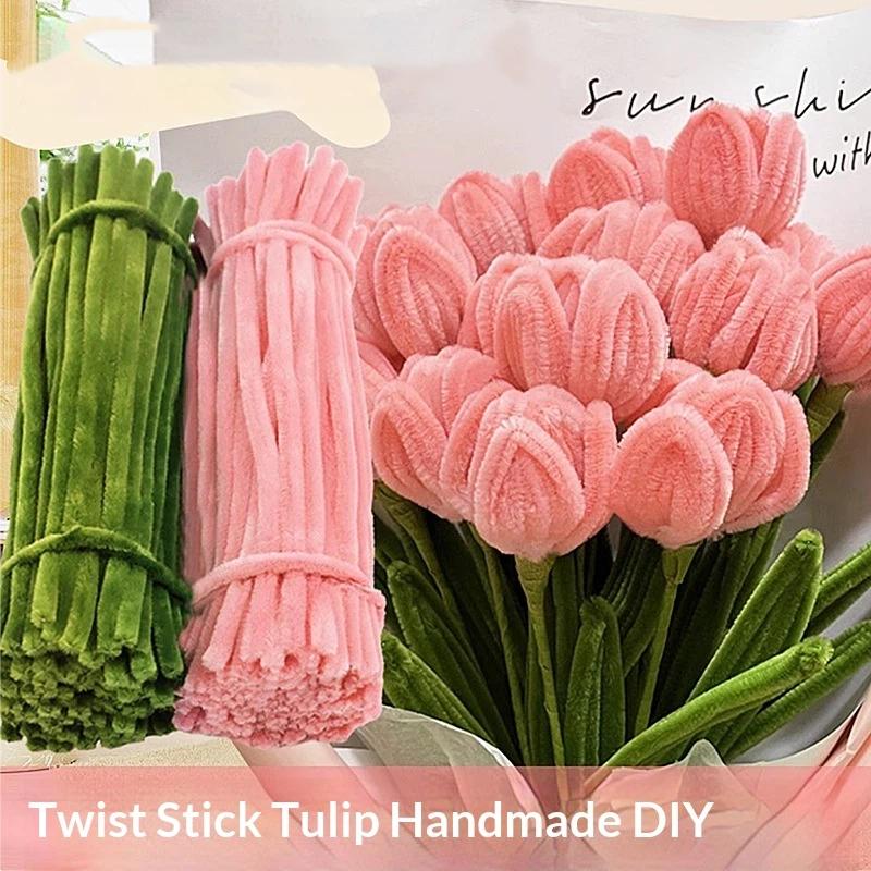 200/300Pcs Chenille Stems 30cm - Art Craft Flower Making review and price
