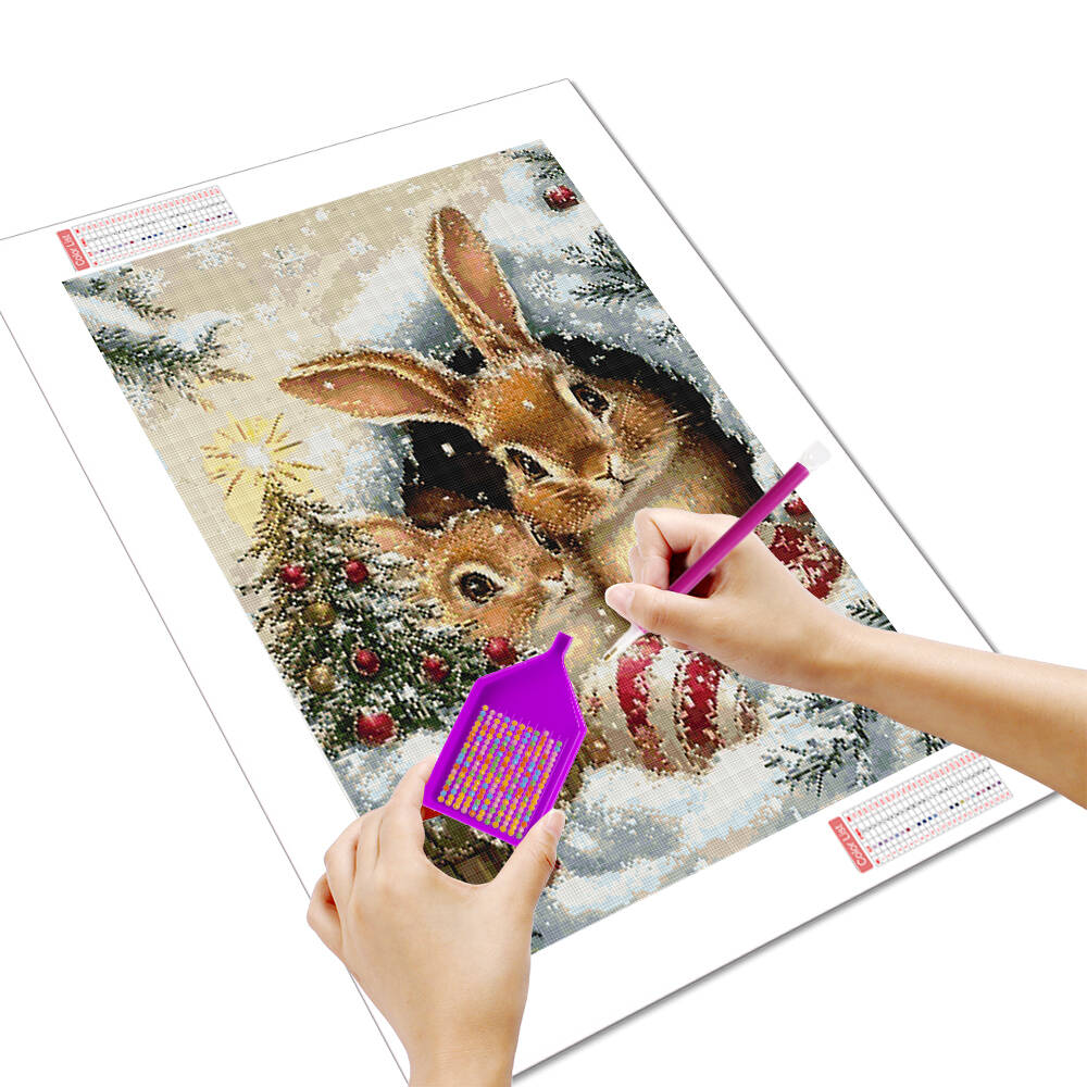 Huacan Christmas Diamond Paint - Art Craft Rabbit review and price
