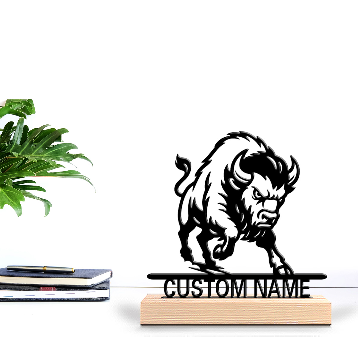 1pc Minimalist lion Customizab - Art Craft Wood review and price