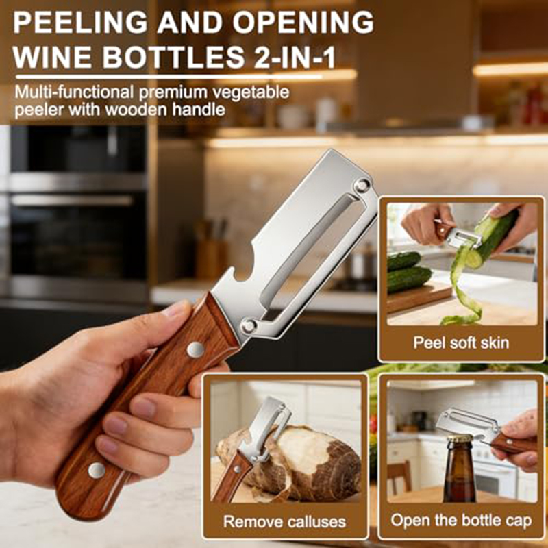 Stainless Steel Kitchen Peeler - Art Craft Wood review and price