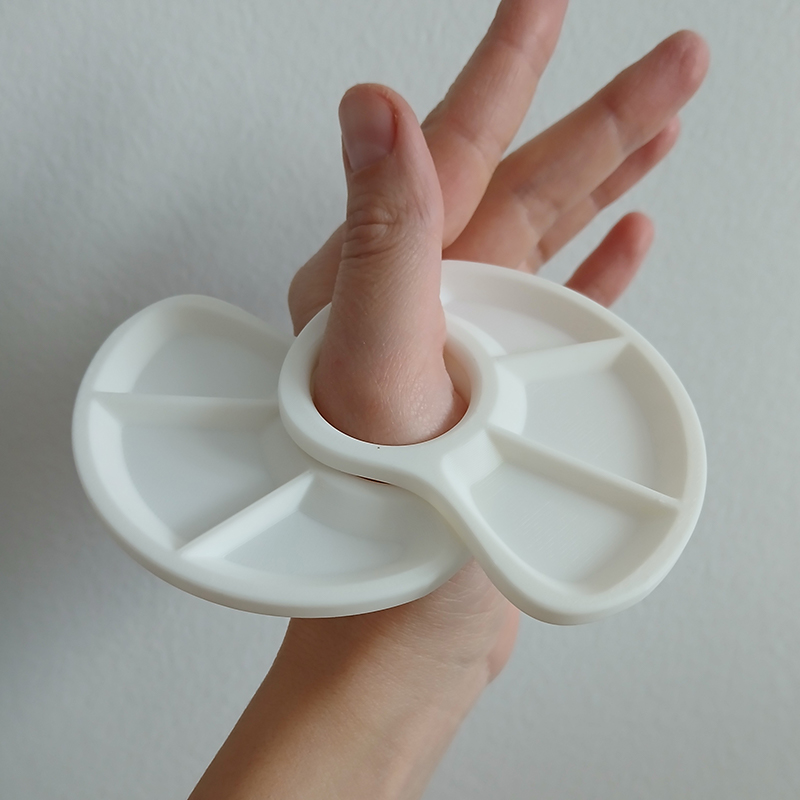 1/2pc Thumb Palette Ergonomic  - Art Craft Classes review and price