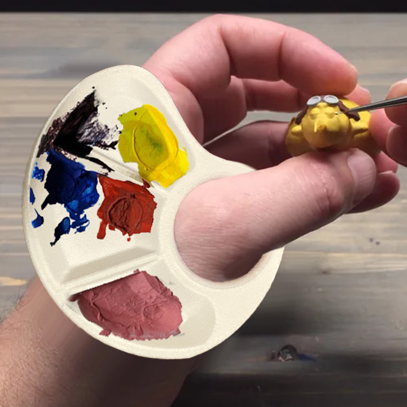 1/2pc Thumb Palette Ergonomic  - Art Craft Classes review and price