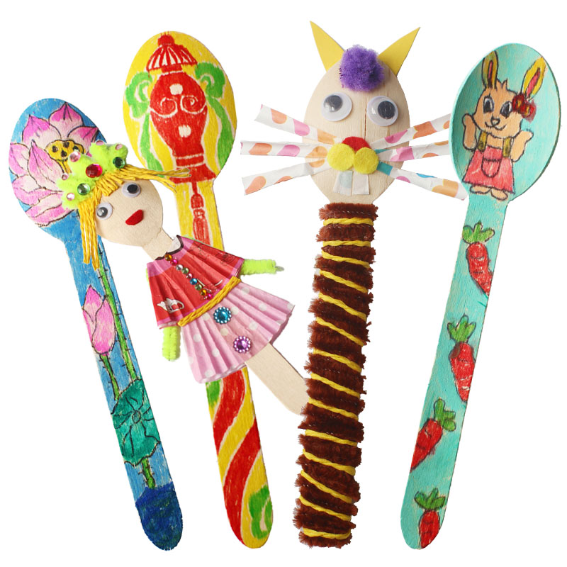 20PCS/LOT.Wood spoon arts and  - Art Craft For Kindergarten review and price
