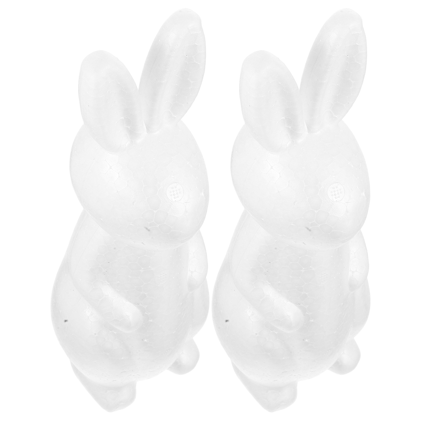 2Pcs Foam Rabbit Craft White D - Art Craft Rabbit review and price