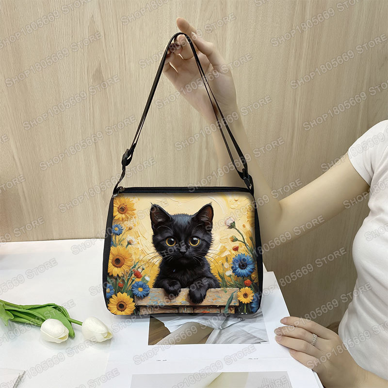 Oil Painting Van Gogh Black Ca - Art Portfolio Bag review and price
